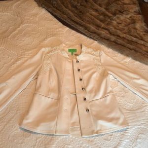 Cream Lace Jacket by Logo